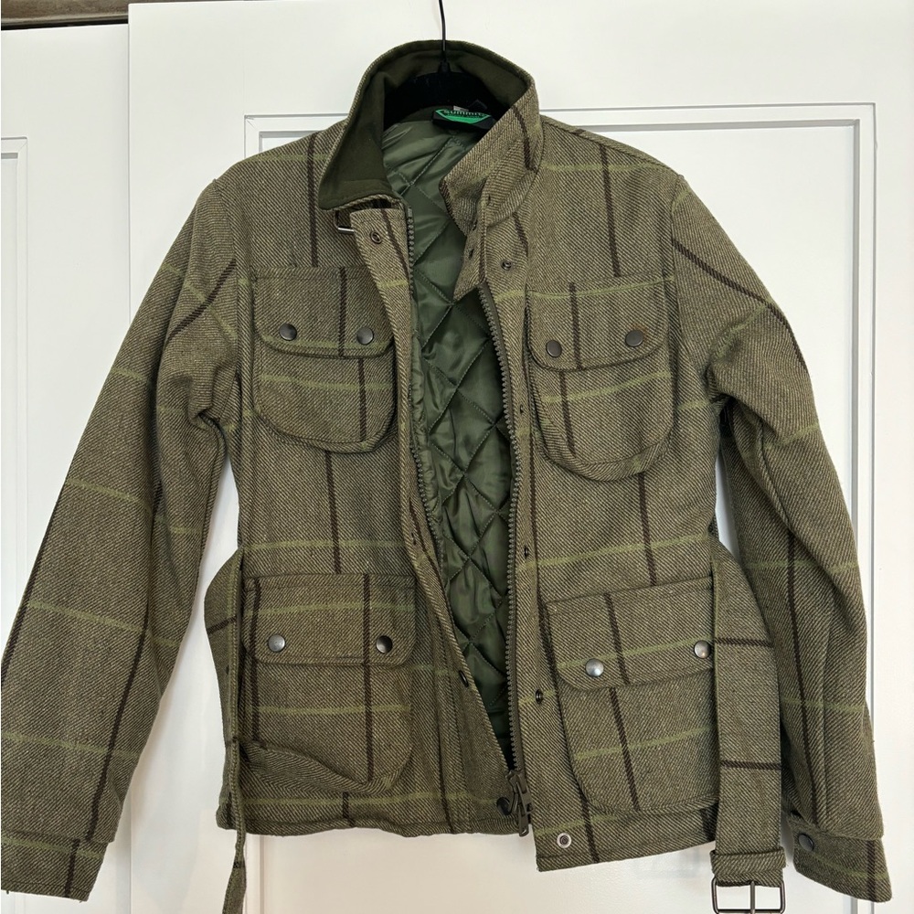 Vintage Tweed with quilted lining shooting jacket
